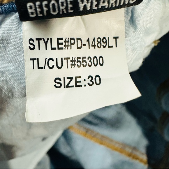 Prosperity Denim High Rise Floral Embroidered Released Hem Flare Leg Jeans SZ 30 - Picture 14 of 14